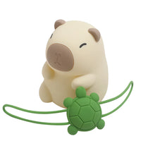 LED Capybara with Turtle Shell Squishy Light