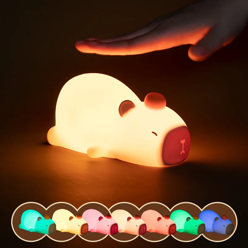 CozyLytes™ LED Sleepy Capybara Night Light